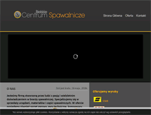 Tablet Screenshot of centrumspawalnicze.biz